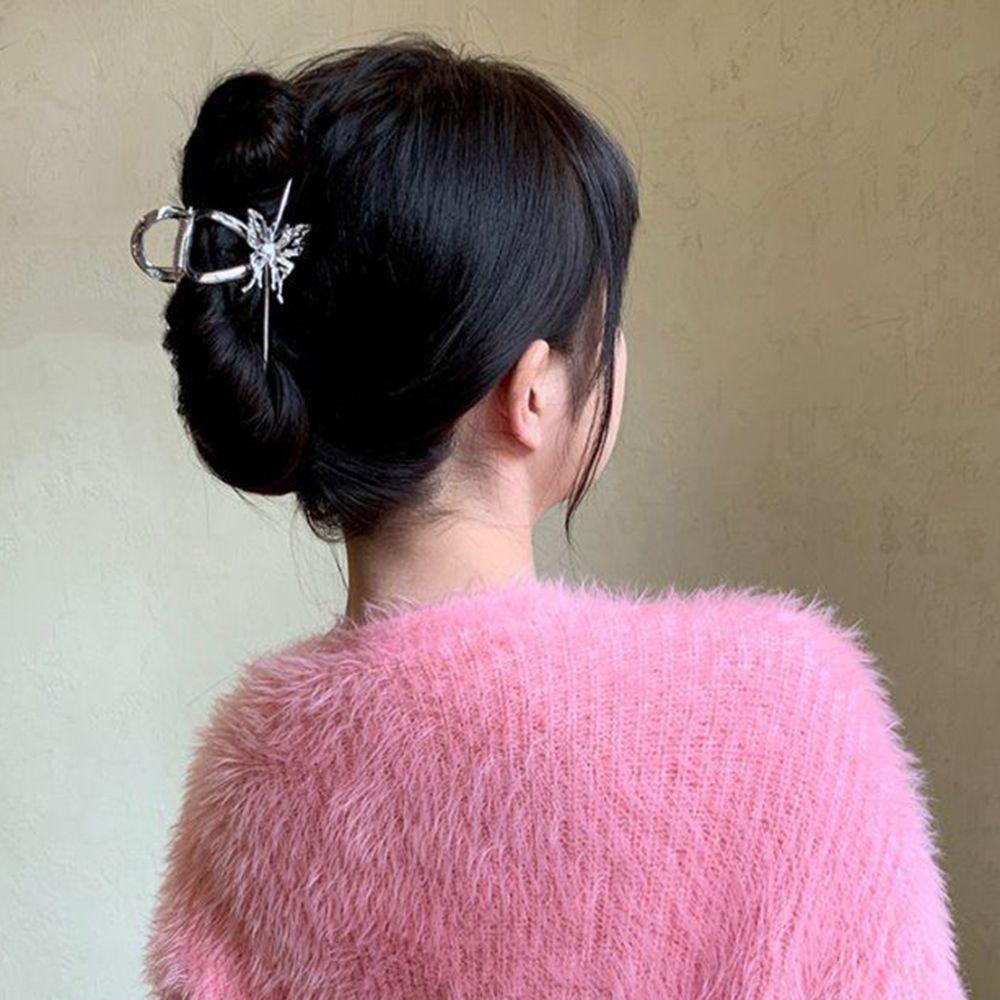 Kẹp Càng Cua Bằng Kim Loại Thanh Lịch Cho Nữ