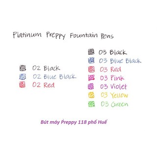 bút máy preppy nhật số 03