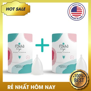 Combo 2 cốc nguyệt san Miaa - Dễ dùng nhất cho phụ nụ Việt
