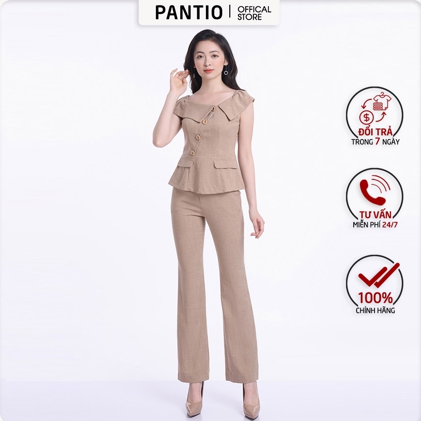 Áo sơ mi kiểu cách điệu body ôm chất liệu cao cấp BAK52281- PANTIO