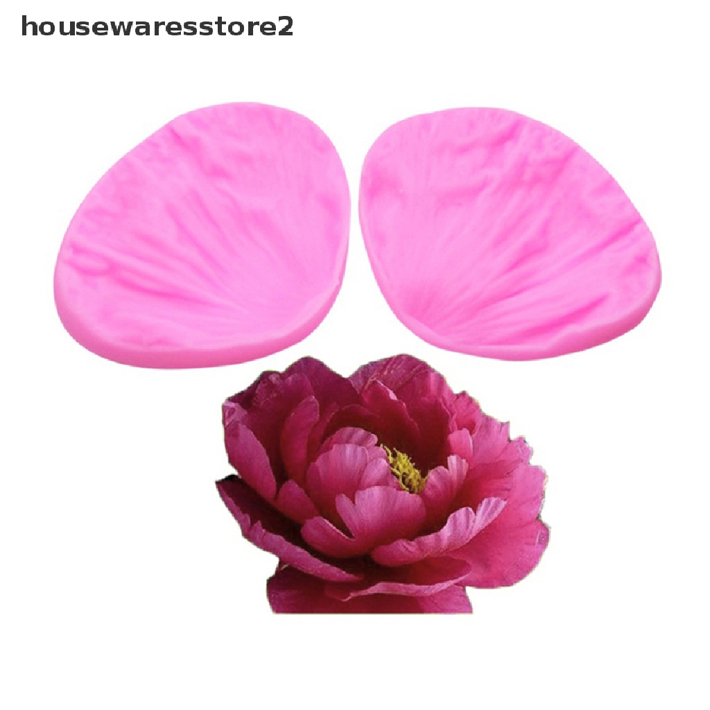 Khuôn silicone Làm Bánh Hình Cánh Hoa Mẫu Đơn DIY 2