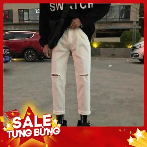 Quần kaki xả kho lỗ vốn, bò rách rối ,quần jogger kaki, nỉ 180k=>55k(mua 5 tặng 1 quần thun da cá ) - Hàng nhập khẩu