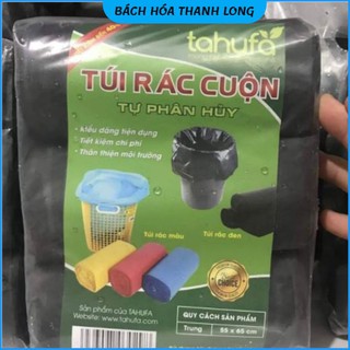 Túi đựng rác tự phân hủy ❤️freeship❤️ túi bóng đựng rác không lõi tiết kiệm