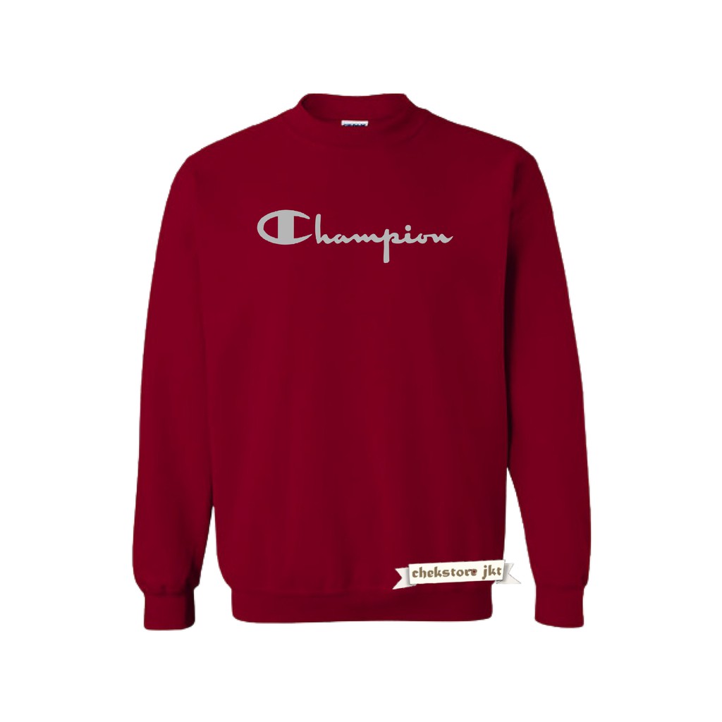 Áo Sweater In Logo Champion Thời Trang Cho Nam Nữ