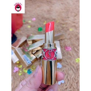 Son YSL Rouge Volupté Shine màu 12 - hồng cam san hô