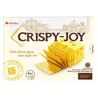 E - Bánh Quy Phô Mai Crispy Joy Hộp 4 Gói*45G