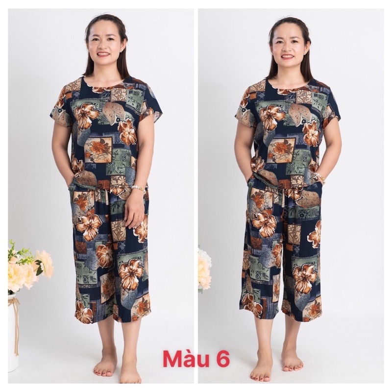 💋FREE SHIP💋BỘ LANH ANH THƯ, BỘ MẶC NHÀ ĐẠI ỐNG SỚ , bộ Lửng , Bộ lanh Gia Huy trung niên cho mẹ ( ảnh thật 100%)