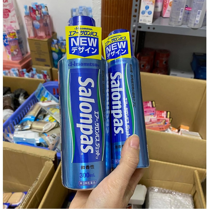 Xịt giảm đau Air Salonpas Hisamitsu 150ml 300ml - Nhật Bản