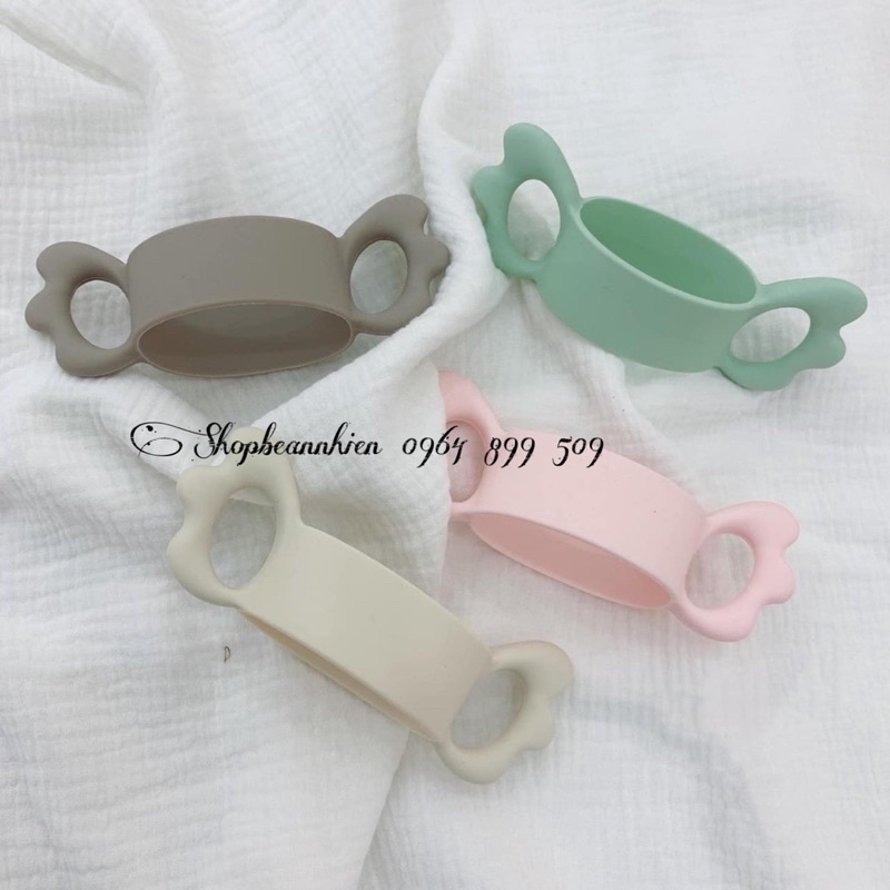 Tay cầm bình sữa cổ rộng silicone