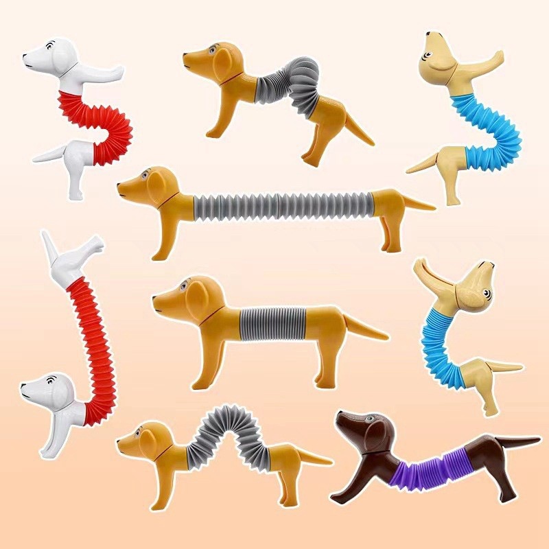 Đồ Chơi Ống Co Giãn Hình Động Vật Giảm Căng Thẳng Cho Bé  (1460OCG)