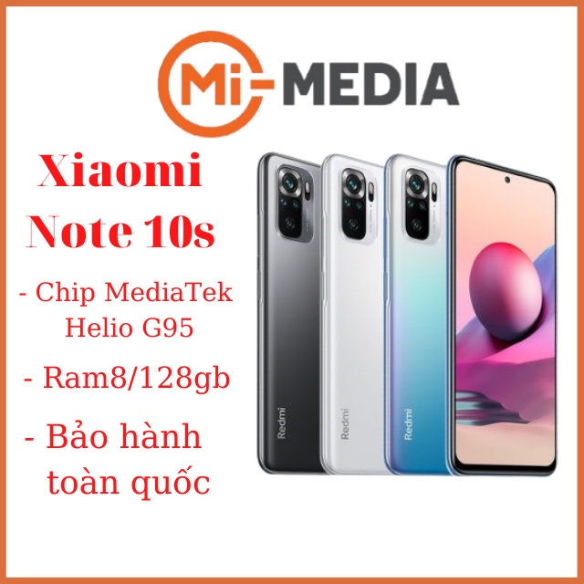 Điện thoại Xiaomi Redmi Note 10S bảo hành toàn quốc