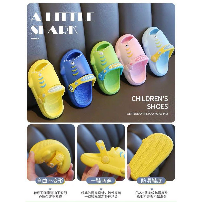 dép baby shart cho bé..trai gái đều bon chen đc nhé.gồm 5 màu như hình.