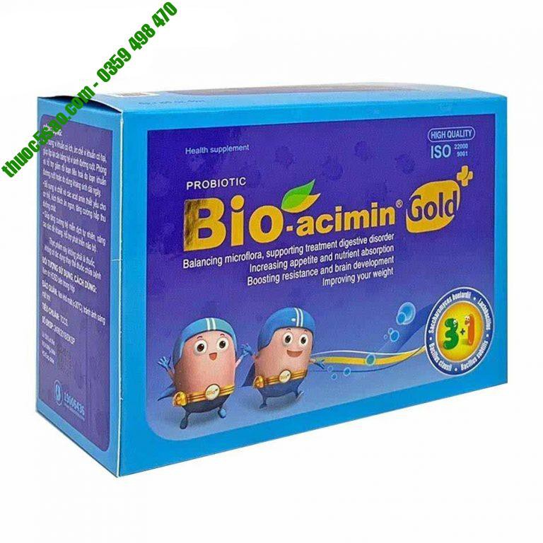 [GIÁ GỐC] Bio-acimin Gold+ hỗ trợ tiêu hóa cho bé hộp 30 gói