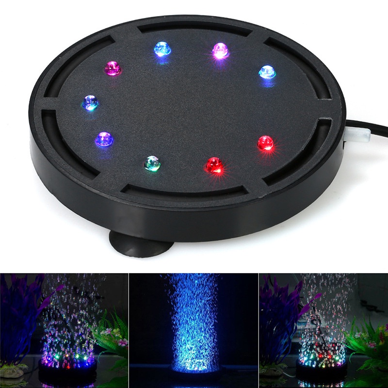 Sủi Đĩa Tích Hợp Led Đổi Màu Q12 - Sủi Dĩa Cho Bể Cá