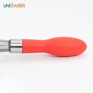 Phới lồng đánh trứng cán silicon Unibaker 32cm