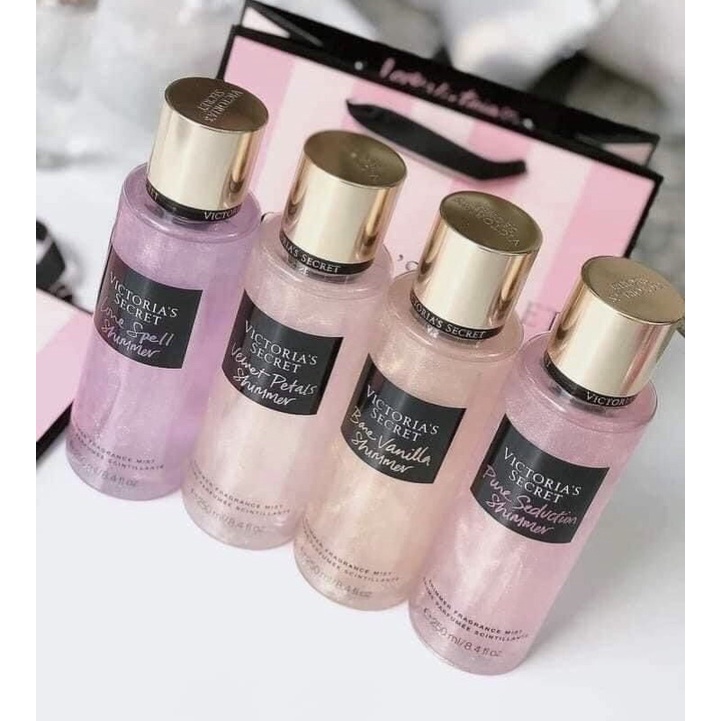 Xịt Thơm Body Victoria’s Secret Shimmer Bản Nhũ siêu xinh