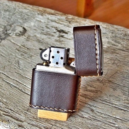 Bao Da Zippo Bao da Bật Lửa Zippo Da Thật Handmade Libira Leather – Đồ Da Thủ Công Làm Theo Yêu Cầu