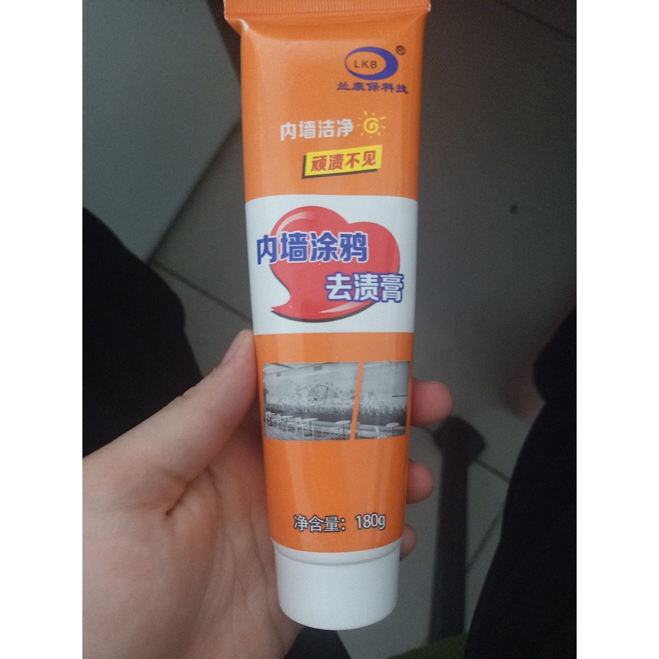 Combo 2 lọ kem tẩy xóa vết bẩn trên tường chuyên dụng