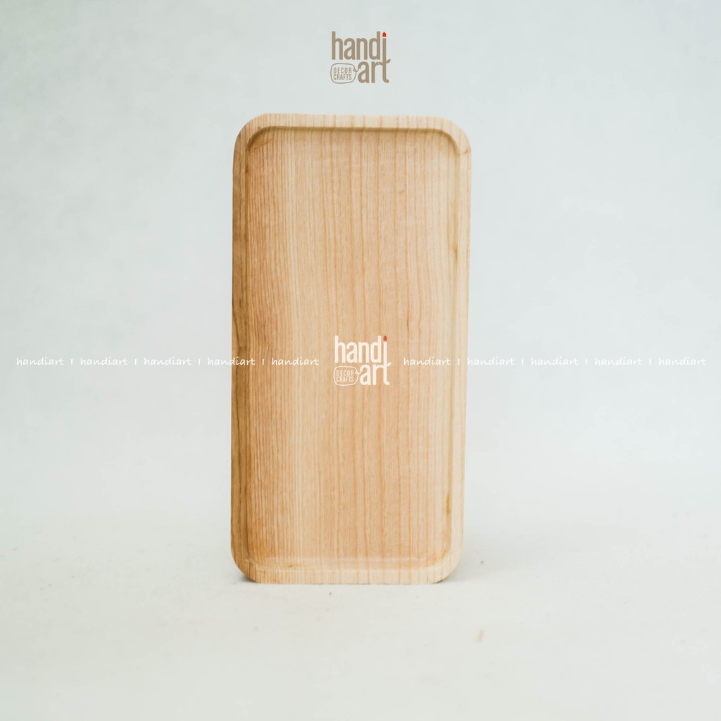 Khay gỗ hình chữ nhật - Khay đựng thức ăn - Rectangular wooden tray