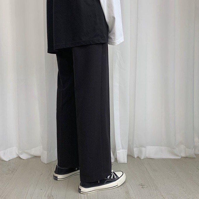 Quần Dài Dáng Suông Rộng Phong Cách Thời Trang Hàn Quốc Cho Nam Giới