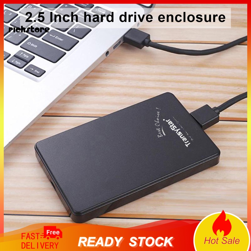Hộp Đựng Ổ Cứng SSD 2.5-inch 5Gbps USB 3.0 Sata HDD Cho Windows Mac OS