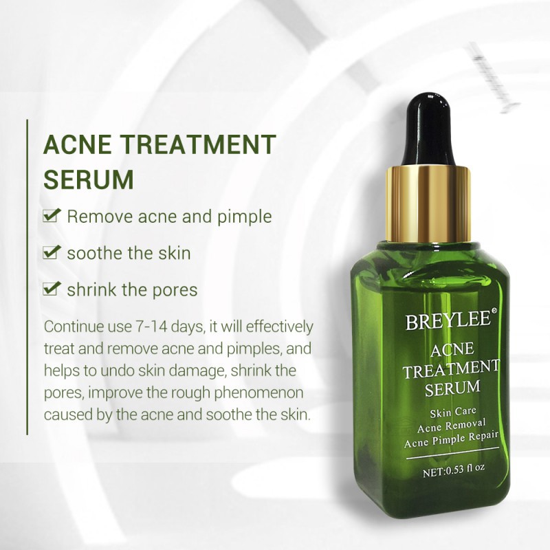 BREYLEE Acne  Serum Moisturizing Anti-Inflammatory Control Oil Dilute Pimple Marks Essential Liquid