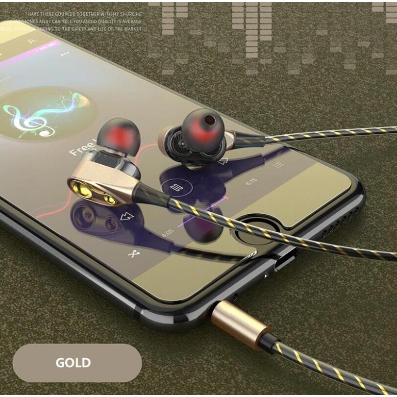 Tai Nghe In-Ear 3.5mm Kèm Mic Dùng Cho Android Iphone6S Tiện Dụng