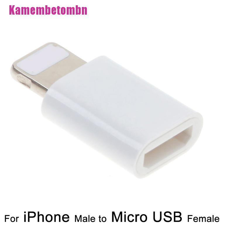 Đầu Sạc Chuyển Đổi Đầu Đực Sang Micro Usb Cái Cho Iphone