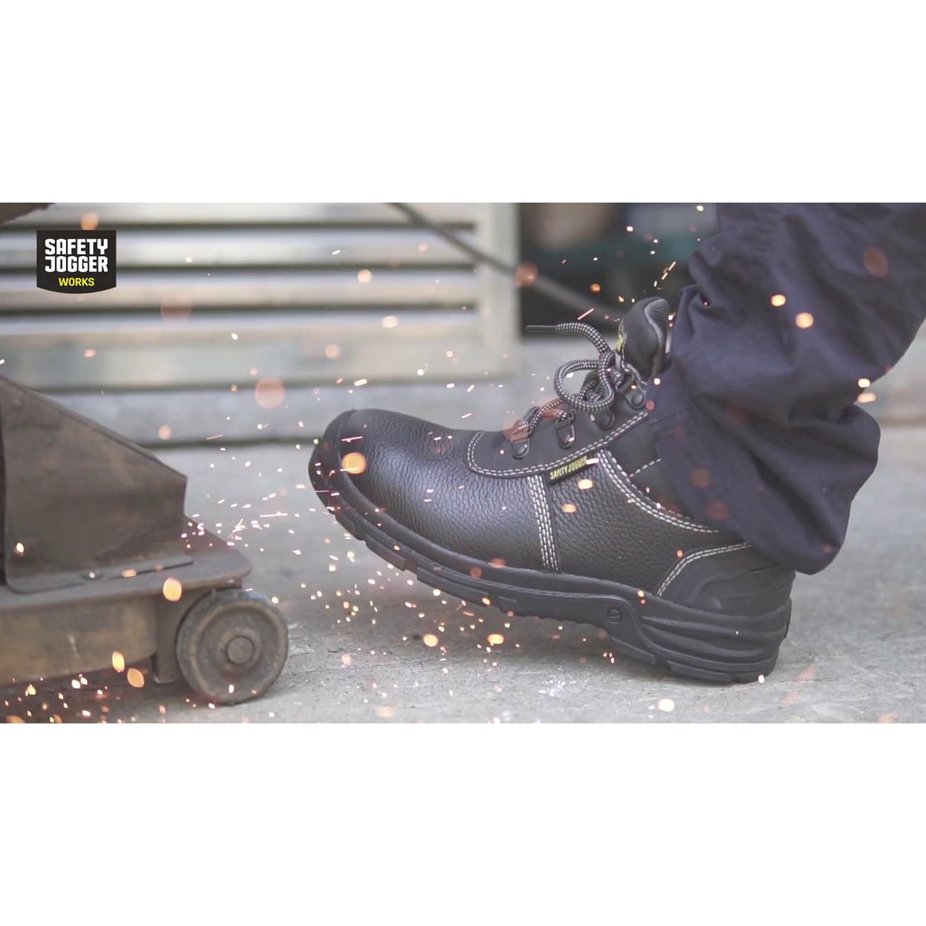 Giày bảo hộ lao động nam Jogger Bestrun S3 siêu bền, giày bảo hộ chống đâm xuyên, chống trơn trượt, chống hóa chất