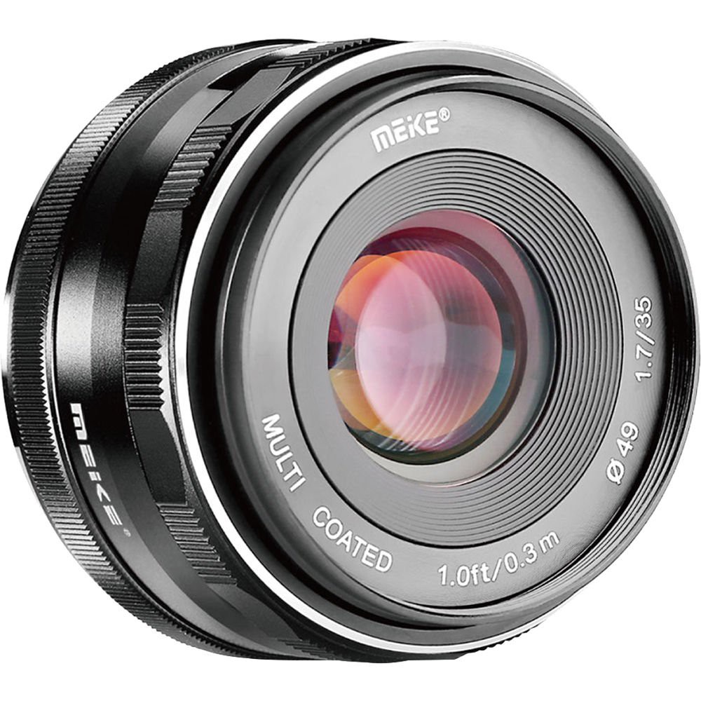 (CÓ SẴN) Ống kính Meike 35mm F1.7 - Lens đa dụng cho Sony E, Fujifilm, Panasonic Olympus M43 vàCanon EOS-M