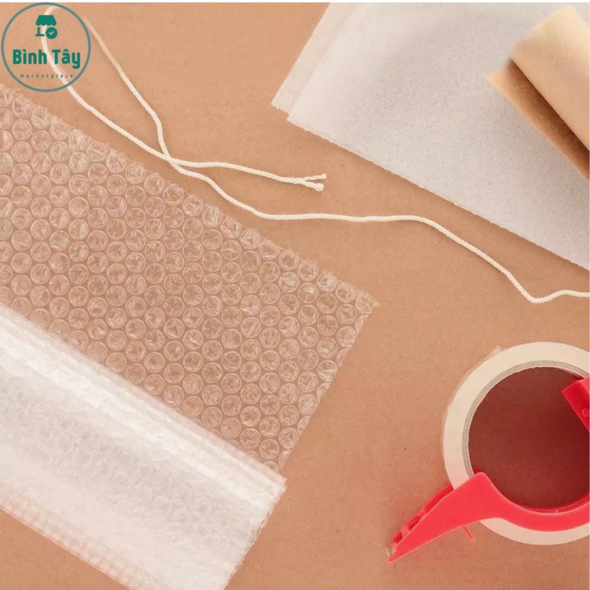 (Nhiều size) Bóng gói hàng hàng gốm sứ - Bubble Wrap - Bóng xốp - Màng hơi gói hàng dễ vỡ BT-K025