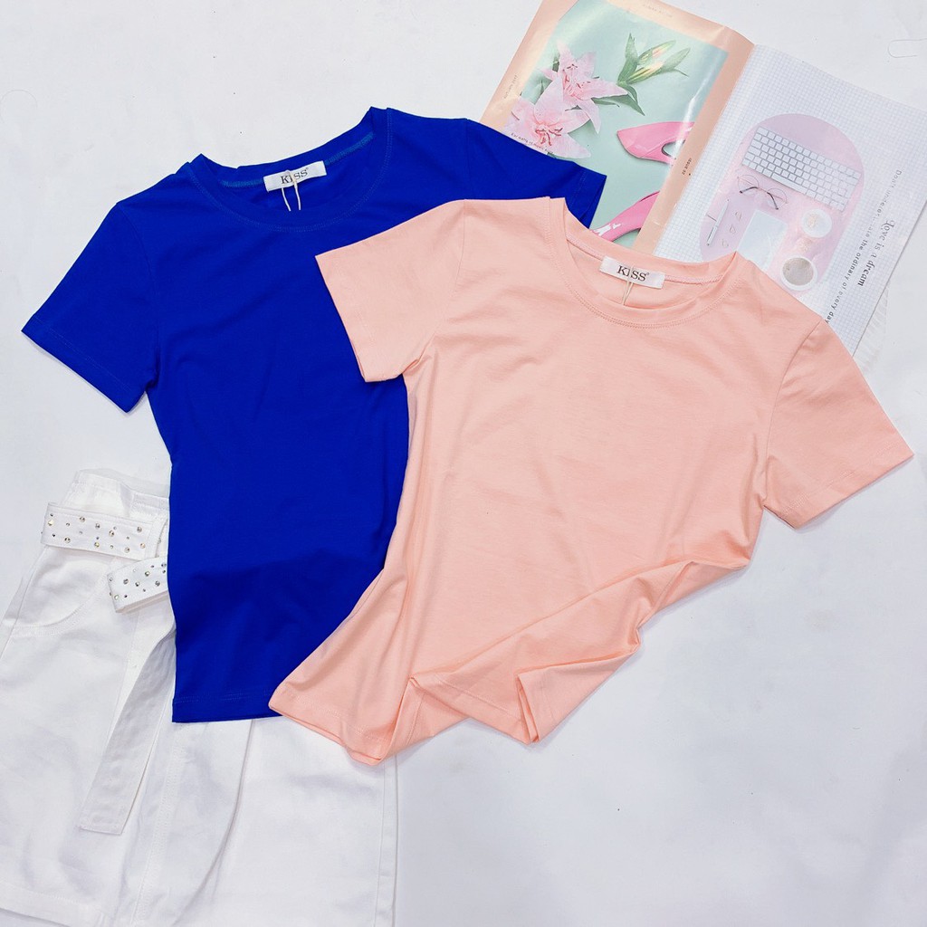 áo thun nữ giá rẻ/Freeship từ 150k/Áo thun Trơn fom ôm tôn dáng | BigBuy360 - bigbuy360.vn