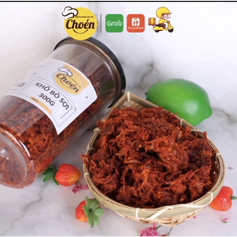 Bò Khô Sợi 300g CHOÉN Thơm Ngon Đảm Bảo Vệ Sinh An Toàn CHOÉN07 | BigBuy360 - bigbuy360.vn
