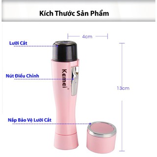 <NEW> Máy Cạo Lông Nách kemei km-1012