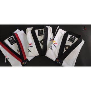 Võ phục Taekwondo cổ Đen, cổ Đỏ Đen