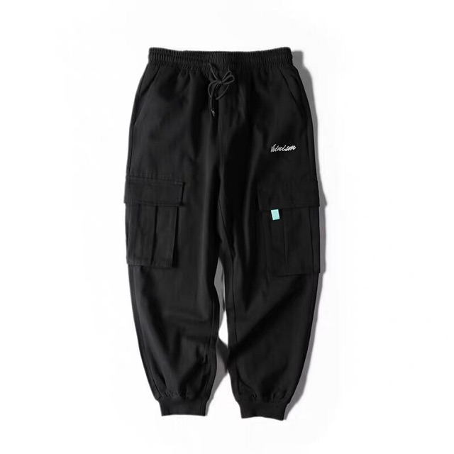 FREESHIP 50k - Quần Kaki Nam, Nữ Jogger In LoGo