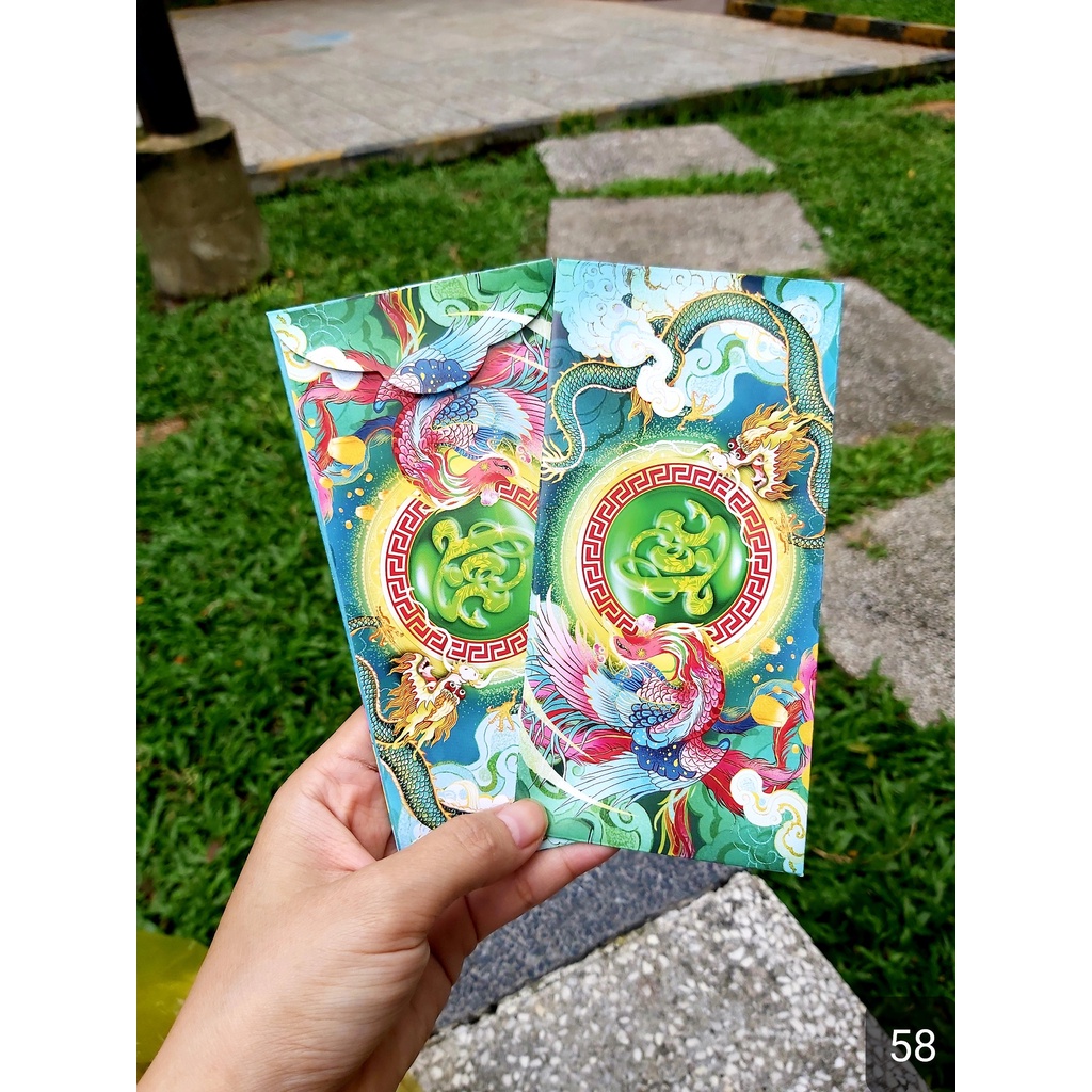 Combo 100 Bao Lì Xì chủ đề chim cá mùa xuân