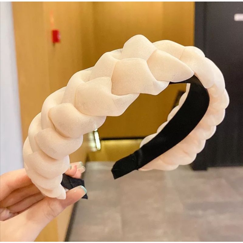 Băng đô cài tóc bờm rửa mặt phong cách retro Hàn quốc, phụ kiện tóc nữ thời trang Filibra - CT021