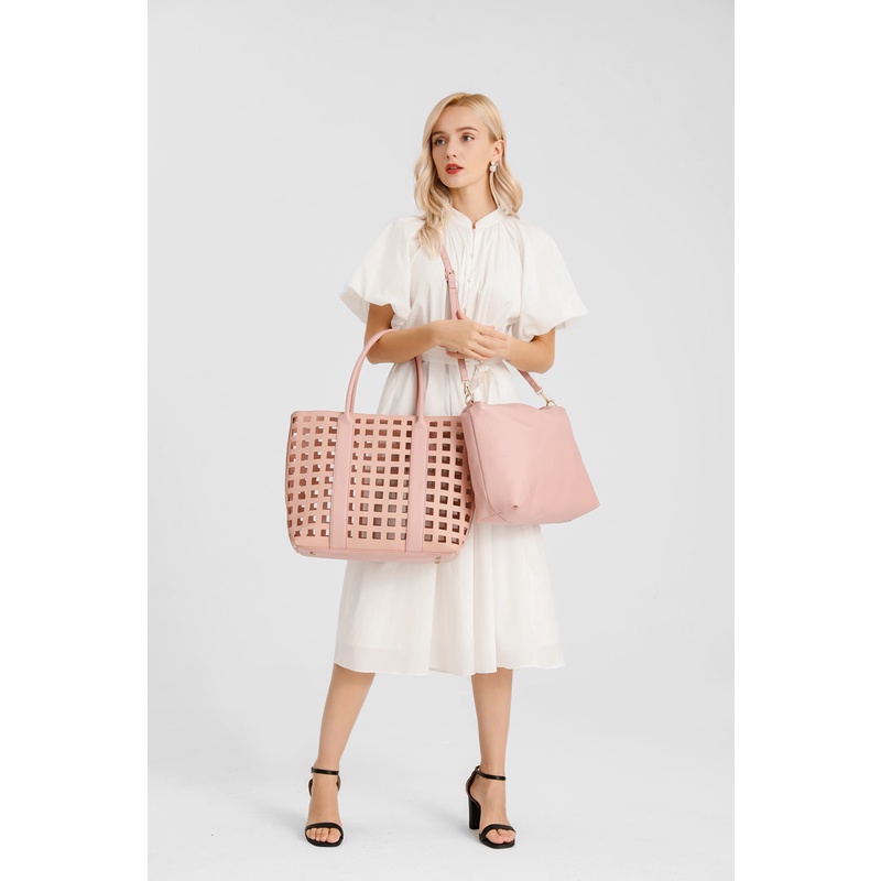 Túi xách đeo vai IELGY sức chứa lớn thiết kế rỗng cho mẹ