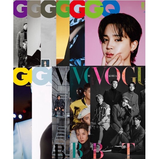 GQ Hàn Quốc / Vogue - BTS SPECIAL EDITION (2022.01 Jan) hàng có sẵn