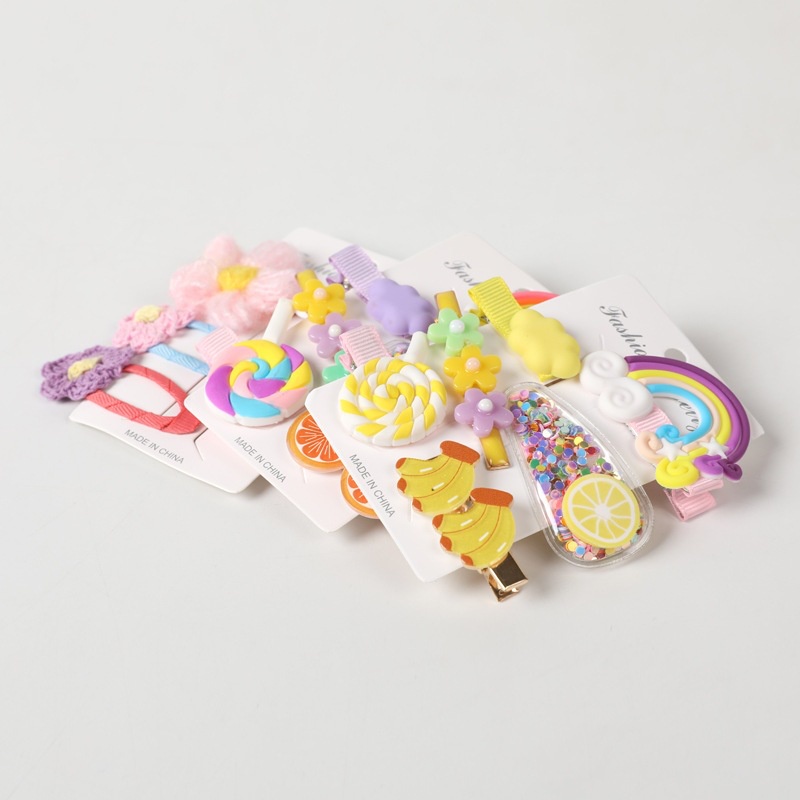 Kẹp Tóc Màu Cầu Vồng Dễ Thương Thời Trang 2022 Cho Bé