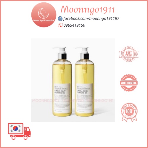 Dầu Tẩy Trang Hoa Cải Graymelin Vitage Oil 500ml