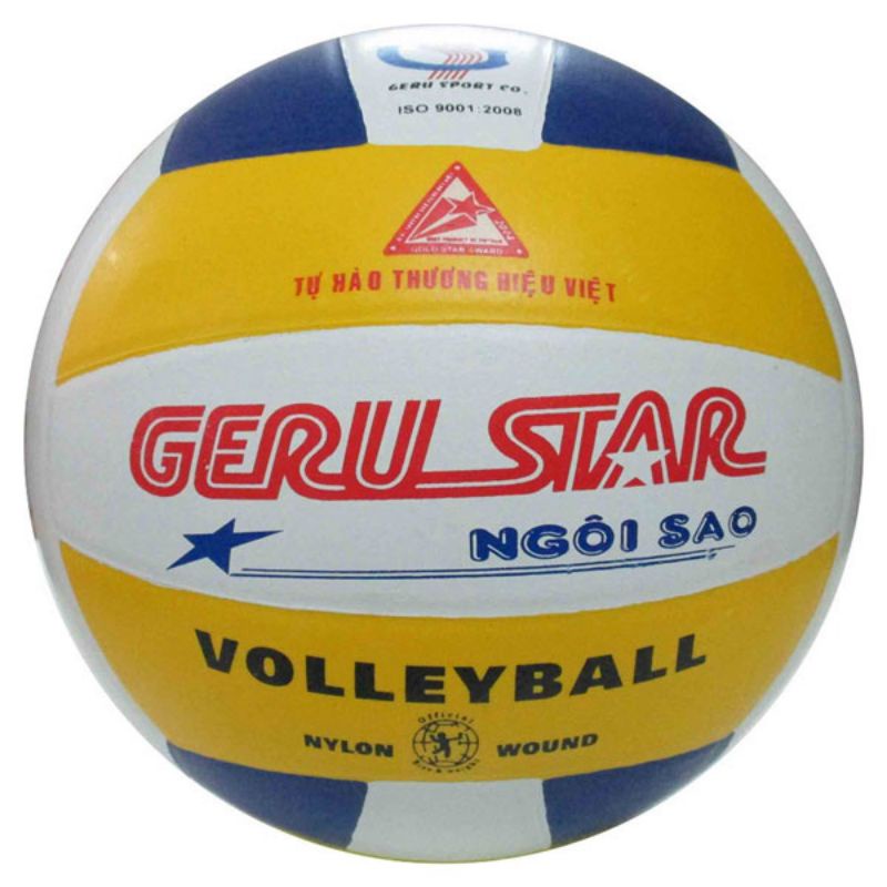 (CHÍNH HÃNG)bóng chuyền GERUSTAR ngôi sao CAO SU V5