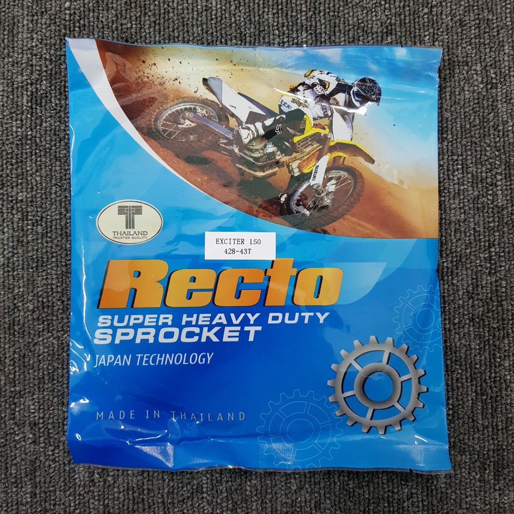 Combo Recto Nhông 15 Dĩa 43 cho Exciter 150