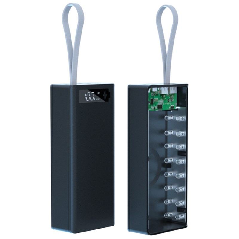 Vỏ Pin Dự Phòng Qc3.0 Pd Lcd 16x18650