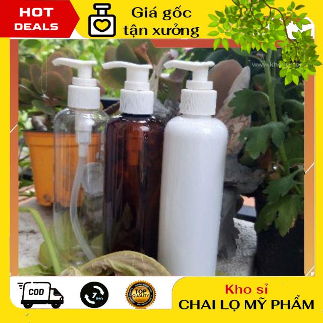 Chai Chiết Mĩ Phẩm ❤ KHO SỈ ❤ Chai xịt trong vòi nhấn sữa tắm [100ml/150ml/200ml/250ml] chiết mỹ phẩm , phụ kiện du lịch