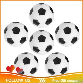 Set 6 Quả Bóng Đá Bằng Nhựa Cứng Cỡ Nhỏ Dành Cho Trẻ Em