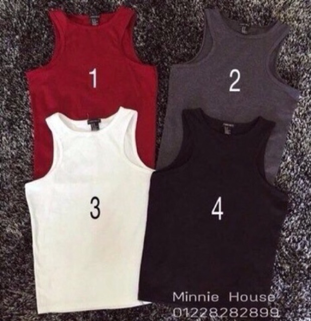 Áo ba lỗ ngược body phong cách gợi cảm, cá  tính 013