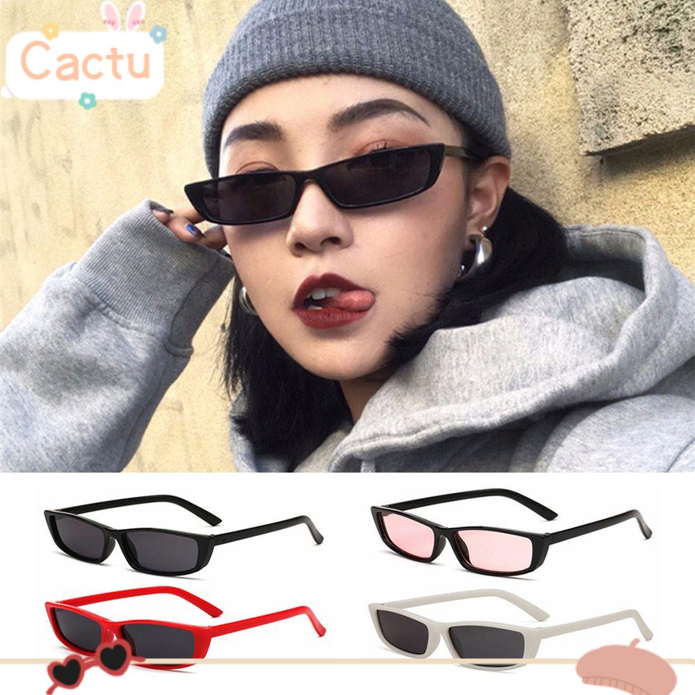 Kính Mát Gọng Vuông Nhỏ Chống Tia UV400 Phong Cách Cổ Điển Thời Trang Cho Nữ