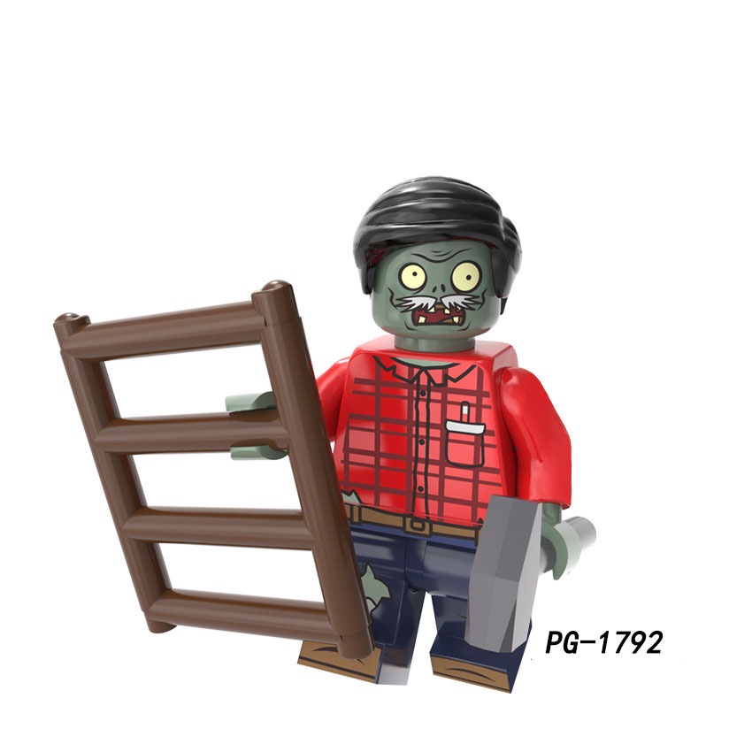 Bộ Đồ Chơi Lắp Ráp Cây Cối Xinh Xắn Dành Cho Bé Mô Hình Đồ Chơi Nhân Vật Zombies Cỡ Nhỏ